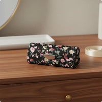 Mirror Lipstick Case Travel Friendly Floral Lipstick Box Easy to Clean