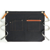 Short Waist Apron with Pockets Long-Lasting Server Apron with Pockets