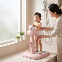 Baby Shower Stand with Adjustable Height Handsunrestricted for Bathroom, Infant
