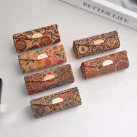 Lipstick Case with Mirror Chinese Design Folding Lipstick Case Keeps Bag Clean