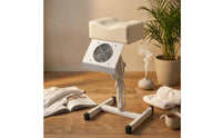 Upholstered Pedicure Stool with Dust Extractor Fan Comfortable Pedicure Stool with Vacuum Soft Nail Chair with Dust Collector Easy to Clean for Pedicurists, Beauty Parlors
