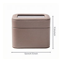 Watch Storage Box Stitched Watch Organizer Box Compact