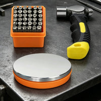 Jewelry Stamping Tool Kit Ergonomic Rubber Handle for Crafters, Beginners