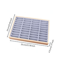 Bracelet Display Tray 40-Slot Jewelry Display Tray Textile-Lined-Lined