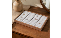 Jewelry Display Tray uncoveredTop Accessory Storage Rectangular