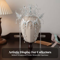 Chinese Design Tassel Crown Intricate Design Traditional Chinese Attire Hair Accessory Ethereal Design Hair Crown Elegant Alloy