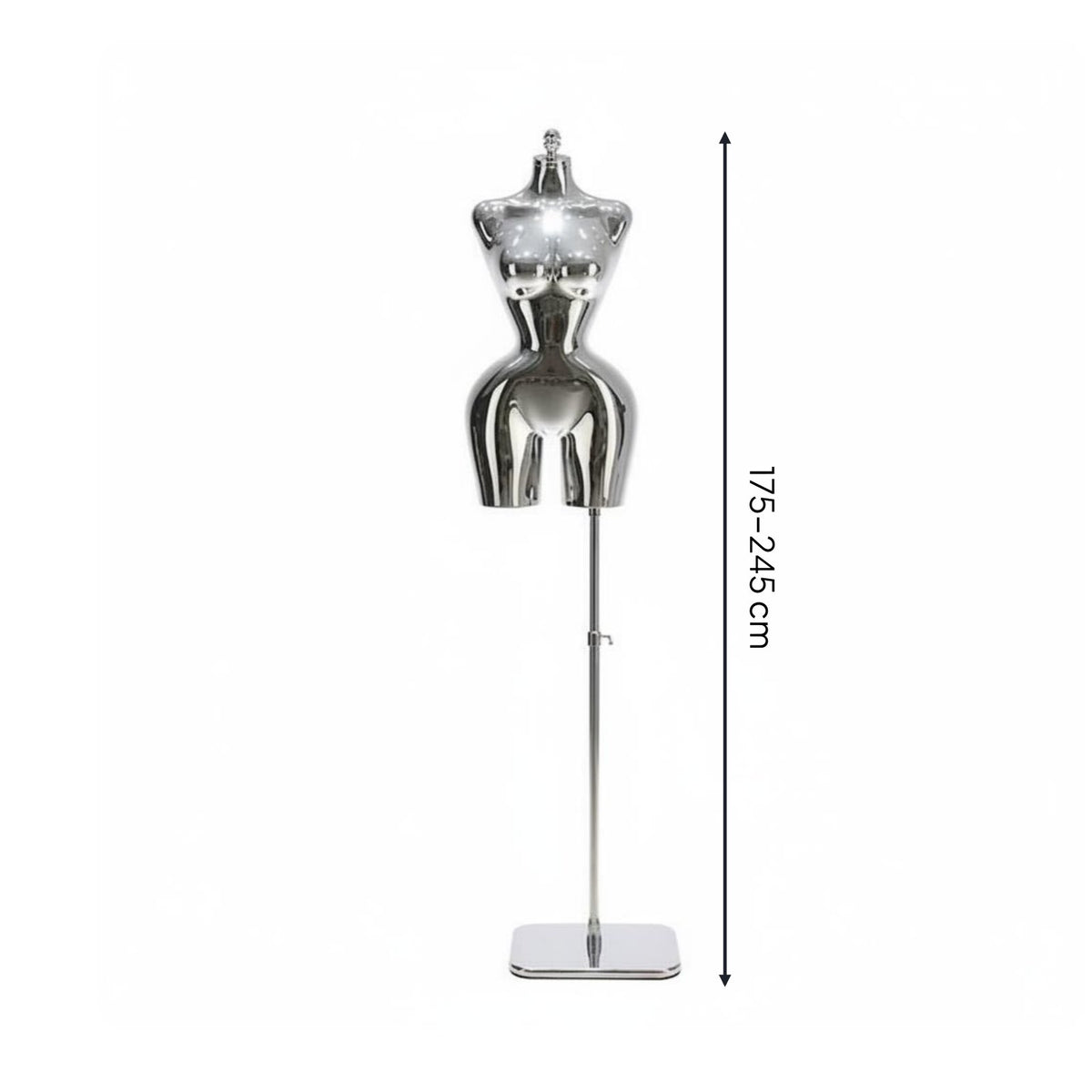 Female Dress Form High Gloss Mannequin Torso Stable Base Plus Size Mannequin Stand fit Clothing Store Owners, Boutique