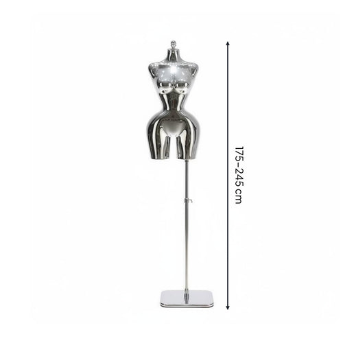 Female Dress Form High Gloss Mannequin Torso Stable Base Plus Size Mannequin Stand fit Clothing Store Owners, Boutique