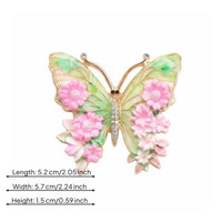 Vintage Design Flutterby Accessory Brooch Elegant Floral Flutterby Accessory