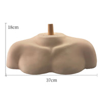 Shoulder Support Base Flesh-Toned Hairdressing Head Form Base Smooth
