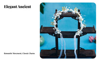 Traditional Chinese Tassel Hair Crown Detachable Tassels Tassel Hair Crown Ancient Design Flower Headpiece Meticulous