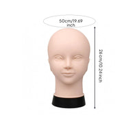 Cosmetology Training Head Soft Massage Practice Head Multi Function