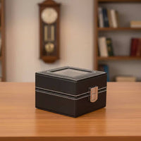 Single Watch Display Box Particle-Resistant Single Watch Box Soft Interior Lining Elegant Design