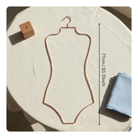 Lingerie Hanger Sturdy Metal Bodysuit Display Rack for Closet, Boutique Owners