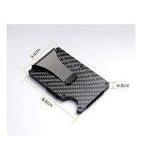 Blocking Wallet Long-Lasting Carbon Fiber Wallet Easy Reach for Men