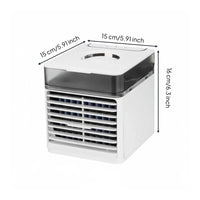 USB Desktop Air Cooler Compact Desktop Air Conditioner Quiet for Home, Students
