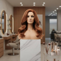 Hairpiece Display Head Smooth Surface Hairpiece Display Bust Stable and Lightweight for Photo Photography