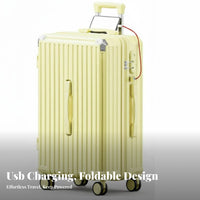Hardside Carry-on Lightweight Design Ribbed Hardside for Airport