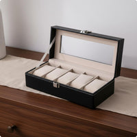 Watch Storage Box Clear Window Watch Display Box Stitching