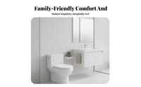 Adjustable Temperature Heated Smart Toilet Seat Easy Installation Smart Toilet Seat Cover Energy Saving Bathroom Appliance Ergonomic Design for Homeowners, Seniors, Adults, Restroom, Home