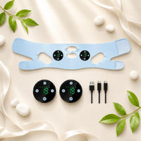 Face Slimming Strap Contoured Face-Lift Design Strap Light Blue