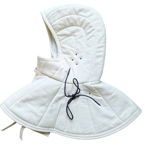 Arming Coif Breathable Linen Material Quilted Gambeson Hood