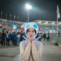 Soccer Ball Hat Soft Headgear Lightweight for Selfies, Cosplayers