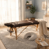 Folding Massage Bed Foldable Folding Massage Table Carrying Case Included Spa Table for Beauty Salon Workers, Therapeutic Office