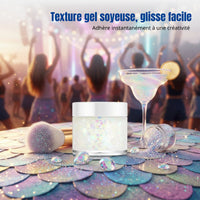 Glow Gel, Crystal Accents, Mermaid Makeup Set, Face Skin, Carnival