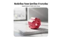Silicone Jaw Exerciser, Adjustable Facial Muscle Chewing Device for Jawline, Compact, Multi-Color, Random Design