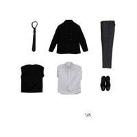 1/6 Scale Peacoat Outfit Highly Detailed Toy Accessory for Collectors, Hobbyists