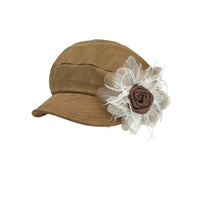 Flower Beret Lightweight Ruffled Beret Warm