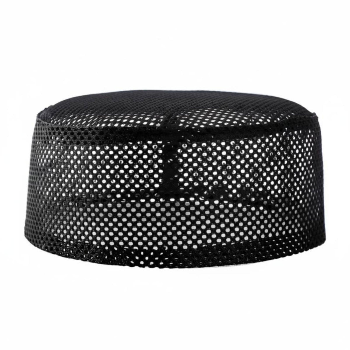 Men's Flat Top Mesh Prayer Cap, Ethnic Design, Thin, Breathable, Summer, Large Size