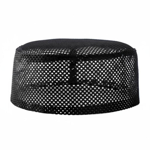 Men's Flat Top Mesh Prayer Cap, Ethnic Design, Thin, Breathable, Summer, Large Size