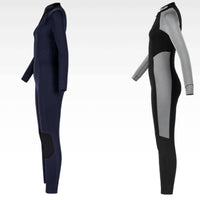 3mm Neoprene Wetsuit Jellyfish Protection Long Sleeve Wetsuit 3mm Neoprene Suit Thermal Insulation Water Sports Gear Back Zipper