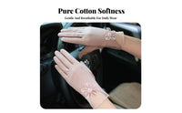 Protection Gloves Breathable Lace Trim Sun Gloves Elegant Design Stretchable for Outdoor Aficionados, Cycling, Outdoors
