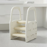 Kids Step Stool Plastic Baby Step Stool Water-Resistant for Toddlers