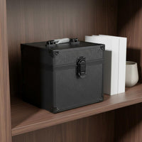Aluminum Card Slab Case Foam Lined Graded Card Storage Box Lockable Latch