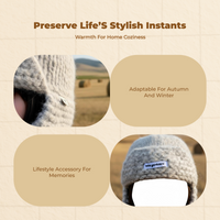 Women's Knit Hat, Warm Earflap, Adjustable, Soft