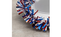 Festive Patriotic Cowboy Hat Lightweight Red White Blue Cowboy Hat Reusable for Independence Day, Parades, Parties