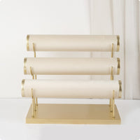 3 Tier Necklace Display Stand Tabletop Bracelet Holder Sturdy Base for Vanity
