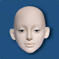 Eyelash Extension Practice Head Soft Gel Realistic Eye Training Head Skin-Tone