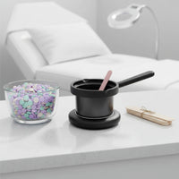 Compact Depilatory Heater with Pouring Spout Portable Depilatory Melting Pot with Spout Easy to Clean Appliance Beginner-Friendly for Beauty Salons