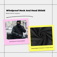 Men's windproof thermal neck gaiter