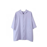 Kids Hooded Zip Robe Soft Kids Hooded Bathrobe Absorbent for Children