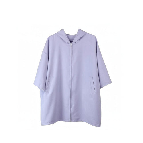 Kids Hooded Zip Robe Soft Kids Hooded Bathrobe Absorbent for Children