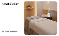 Latex Core U-Shaped Face Pillow Removable and Washable Cover U-Shaped Prone Position Pillow Easy to Clean for Beauticians, Estheticians