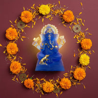 Elephant Deity Statue Symbol of Good Fortune Lord Elephant Deity Statue Idol Ganpati Idol Detailed Craftsmanship