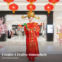 God of Wealth Costume Soft Textile Traditional Chinese Deity Costume for Adults