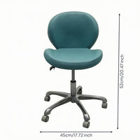 Upholstered Swivel Chair Cushioned Swivel Desk Chair Modern Seating